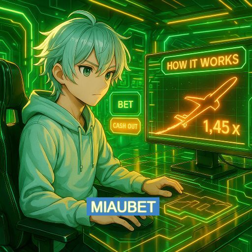Imagem promocional do app oficial MIAUBET destacando a conveniência de jogar cassino online pelo celular ou navegador