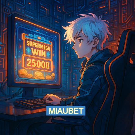 Imagem promocional do app oficial MIAUBET destacando a conveniência de jogar cassino online pelo celular ou navegador