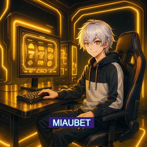Imagem promocional do app oficial MIAUBET destacando a conveniência de jogar cassino online pelo celular ou navegador