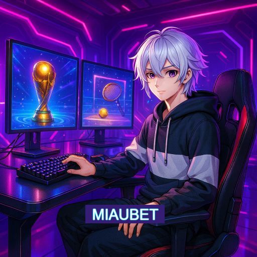 Imagem promocional do app oficial MIAUBET destacando a conveniência de jogar cassino online pelo celular ou navegador