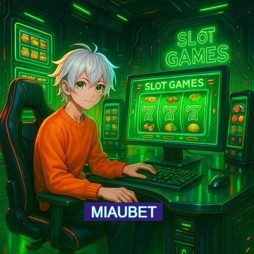 Imagem promocional do app oficial MIAUBET destacando a conveniência de jogar cassino online pelo celular ou navegador