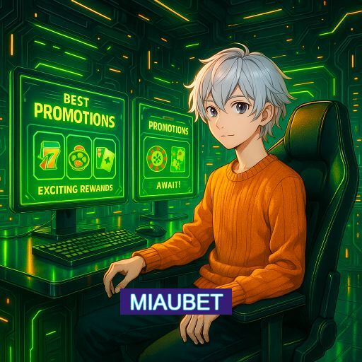 Imagem promocional do app oficial MIAUBET destacando a conveniência de jogar cassino online pelo celular ou navegador