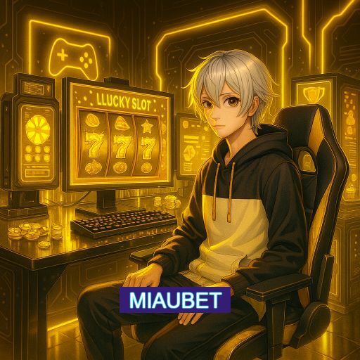 Imagem promocional do app oficial MIAUBET destacando a conveniência de jogar cassino online pelo celular ou navegador